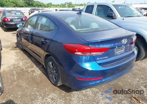 2018 Hyundai Elantra Sel z USA, uszkodzony, nr VIN 5NPD84LF6JH228221